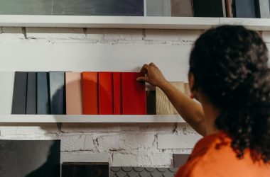 Woman Choosing Construction Materials